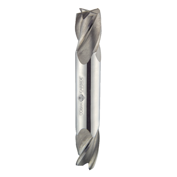 Cobra Carbide Endmill, Double End Stub AlTiN Coated, 3/4, Number of Flutes: 4 28360